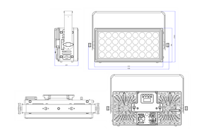 HYBRICK-WASH - IP65 Wash Fixture with Electronic Frost and Interlocking Housing