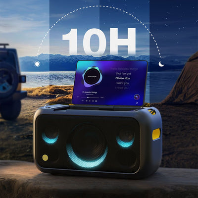 Ikarao Break X1 Portable 800W Karaoke Machine with 13.3” Lyrics Display