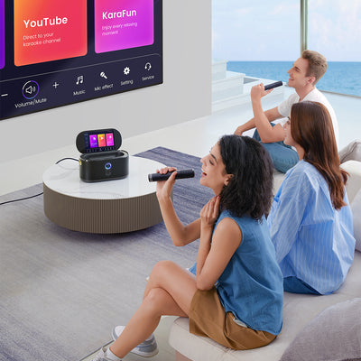 Ikarao Shell S1 Portable 300W Karaoke Machine 10” Lyrics Display