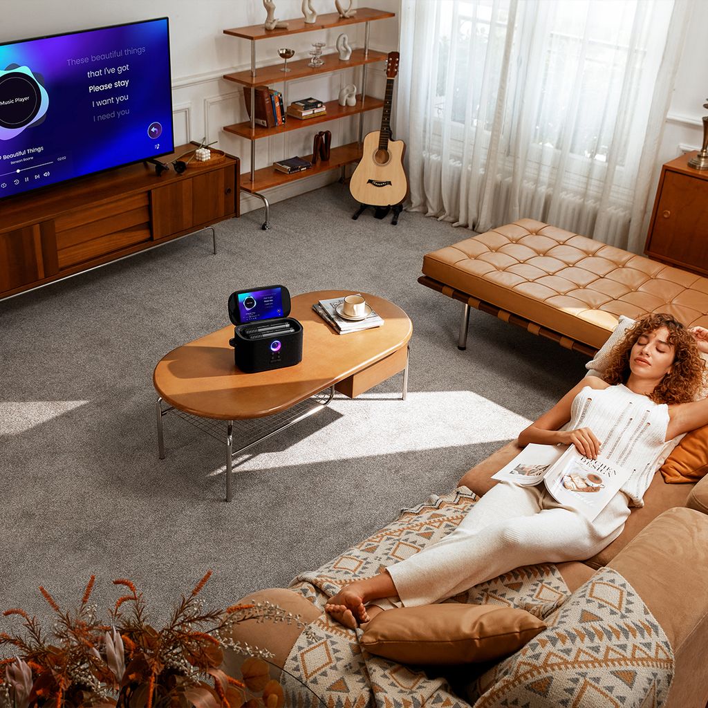 Ikarao Shell S2 Portable 140W Karaoke Speakers with 8” TouchScreen Display