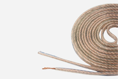 3m per 3 Meter continuous length Audio Speaker Cable HI FI Home Theater DJ Car