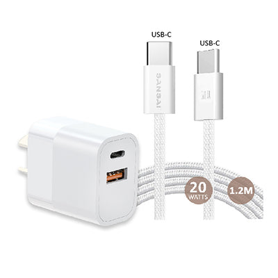 USB-C to USB-C Charger Kit SANSAI IPH-0933CC