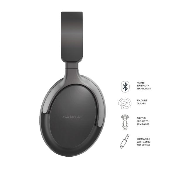 Bluetooth Stereo Wireless Headphones SANSAI IPH-288BT