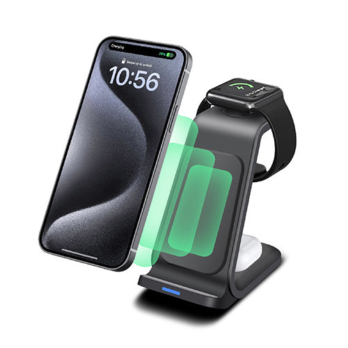 3-in-1 Wireless Charger SANSAI IPH-X226