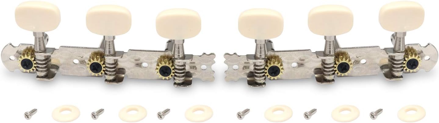 Solid Or Slotted Headstock Mount Acoustic Guitar String Tuning Pegs Machine Heads