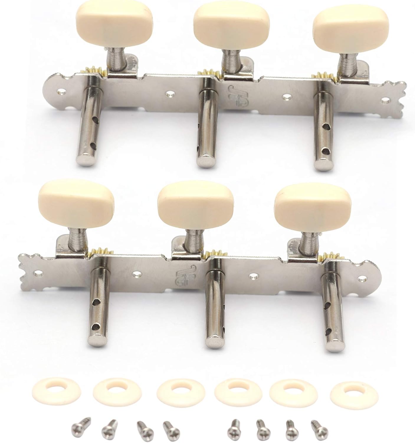 Solid Or Slotted Headstock Mount Acoustic Guitar String Tuning Pegs Machine Heads