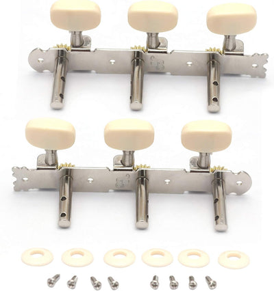 Solid Or Slotted Headstock Mount Acoustic Guitar String Tuning Pegs Machine Heads