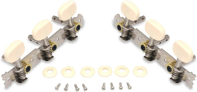 Solid Or Slotted Headstock Mount Acoustic Guitar String Tuning Pegs Machine Heads