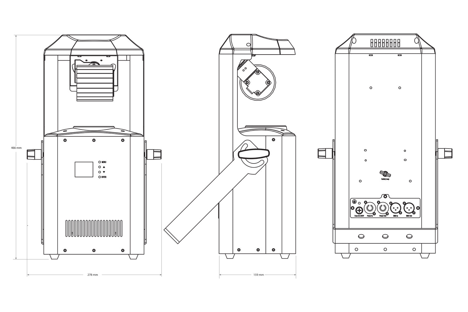 Event Lighting Lite KLUB200B - 200W LED Barrel