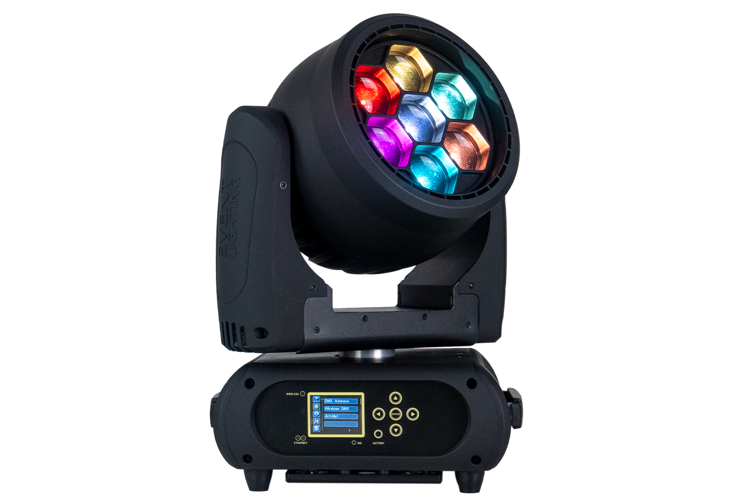 M7W40RGBW - 7x 40 W RGBW LED Pixel Control Wash Zoom Head