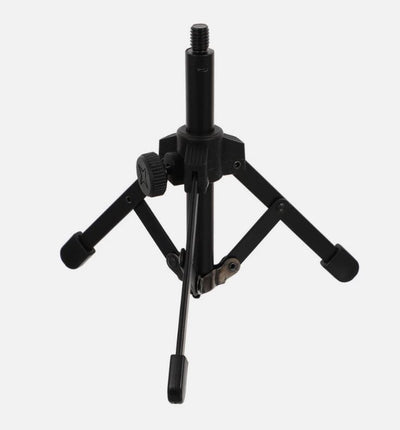 Mini Desktop Microphone Stand Robust Metal Foldable Design