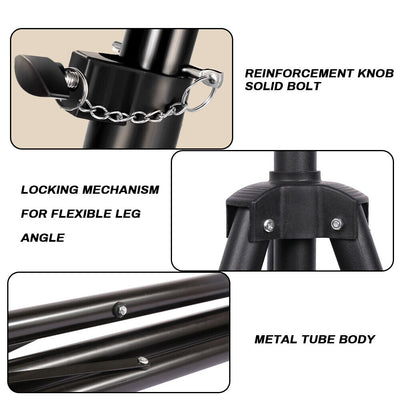 PA Speaker Stand Tripod Single or Pair Adjustable Height 0.6m to 1.2m