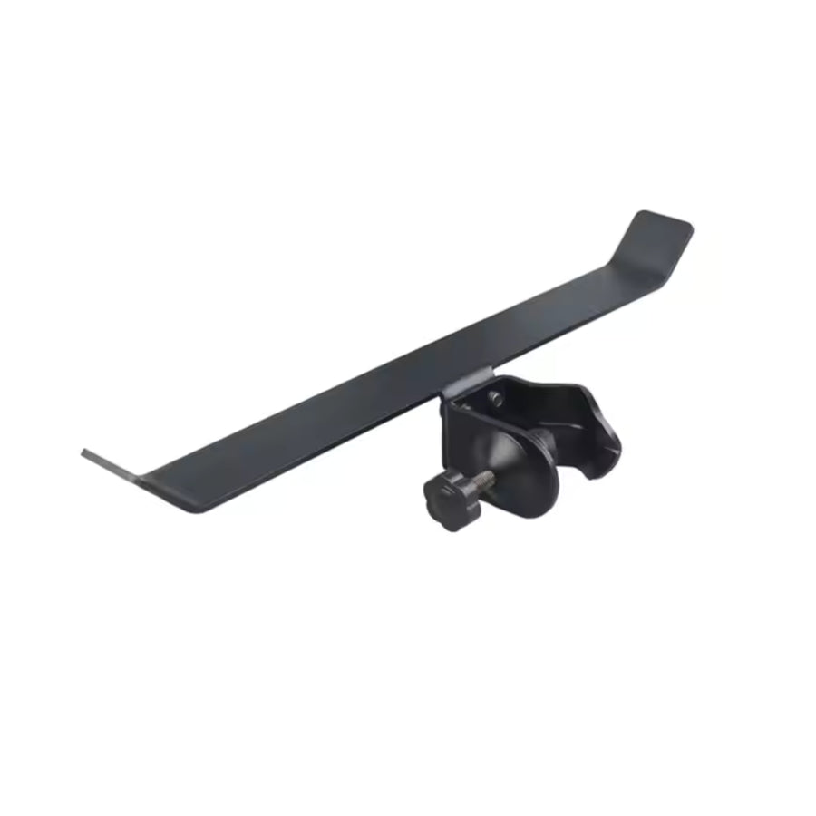 Music Mic Stand Clamp-On Double Hook For Headphones Tambourine Cowbell Cords Accessories