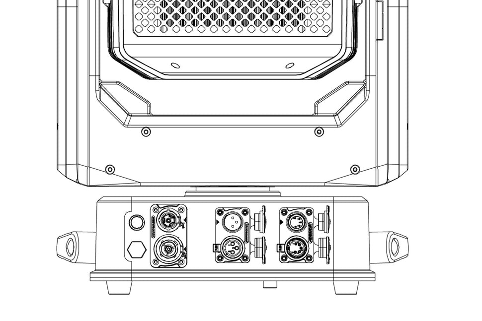 OUTBACK12X40W - 12 x 40W Zoom Wash Outdoor Moving Head