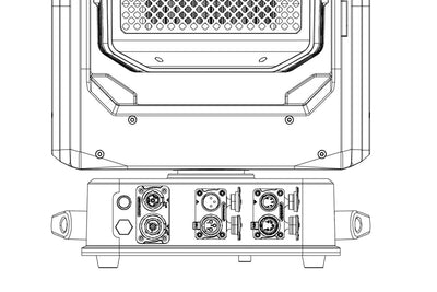 OUTBACK12X40W - 12 x 40W Zoom Wash Outdoor Moving Head