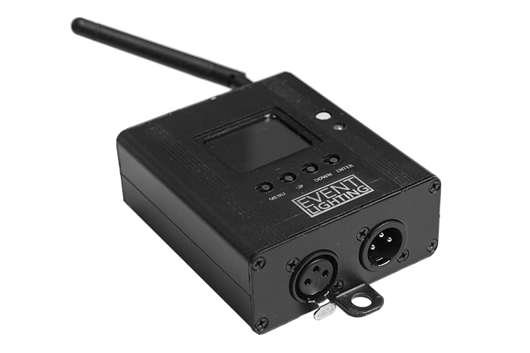 Event Lighting WDMXBATTTRX - Wireless DMX Battery Powered Base Transceiver
