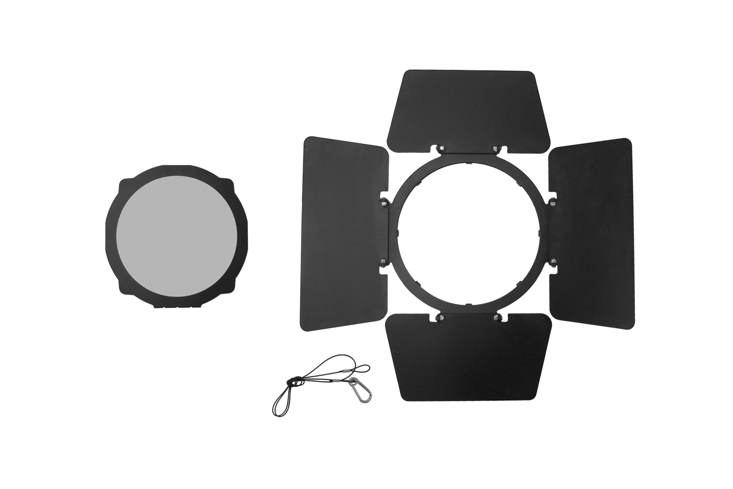 PAR12X20HIPBD - Rotatable Barn Doors, gel frame, frost and safety loop for PAR12X20H-IP