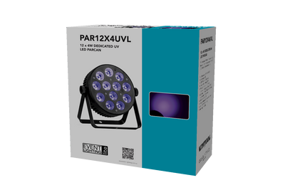 Event Lighting Lite PAR12X4UVL - Indoor Dedicated UV Lite Par