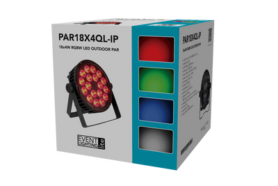 Event Lighting PAR18X4QL-IP - Outdoor Lite Par with 18 x 4W RGBW LEDs