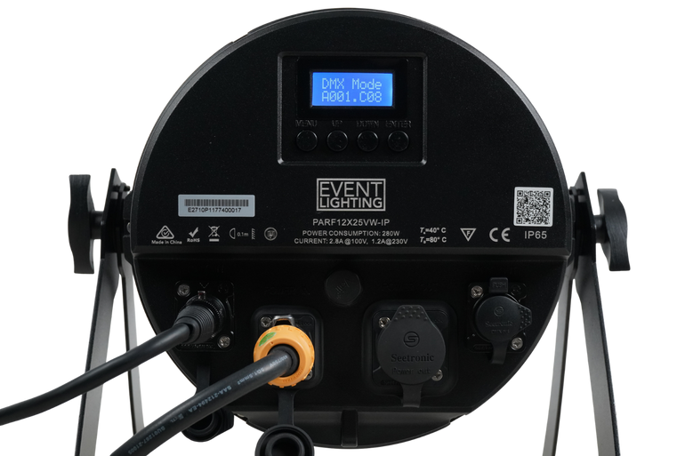 PARF12X25VW-IP - IP65 Parcan with 12 x 25 Variable White LEDs with Electronic Frost