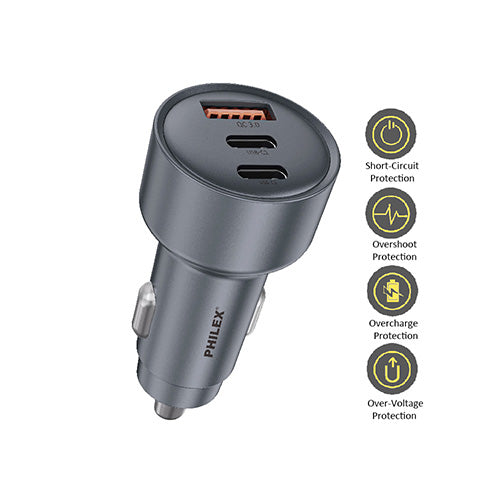 Sansai 65W Faster Car Charger PHC-7909H