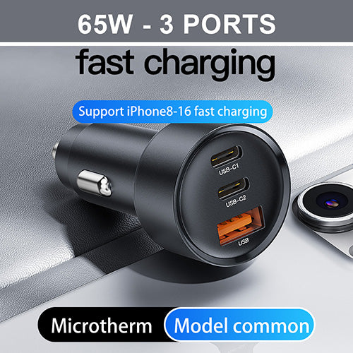 Sansai 65W Faster Car Charger PHC-7909H