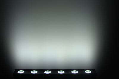 PIXBAR6VW - 6 x 6W CW/WW/A Pixel Control Bar with barndoor