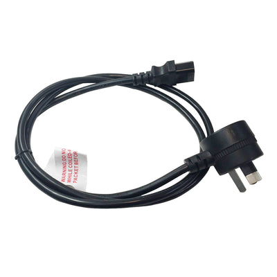 0.5m Piggyback Power IEC Cable 3 Pin Plug 240V 10Amp SAA Approved