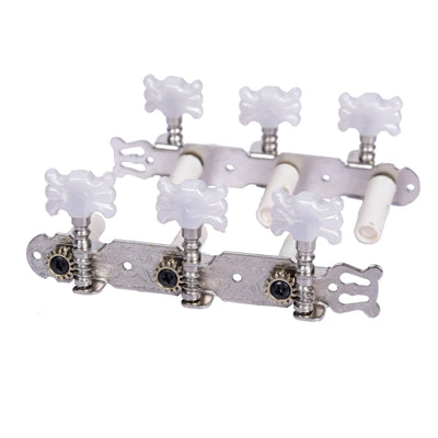 Guitar String Tuning Pegs Machine Heads Tuners Keys for Classical Acoustic Silver