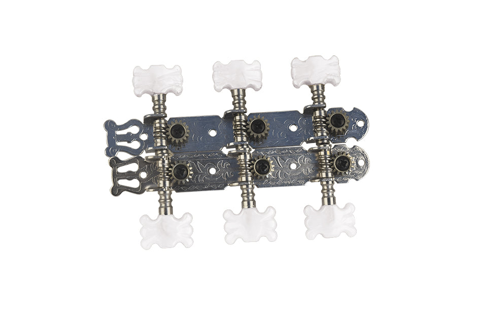 Guitar String Tuning Pegs Machine Heads Tuners Keys for Classical Acoustic Silver