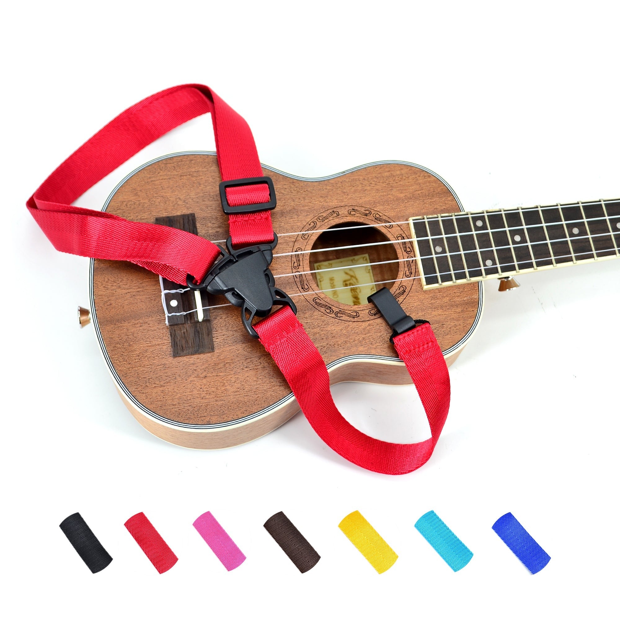 Ukulele Neck Shoulder Strap Adjustable Nylon Colourful Classic Design Ukelele