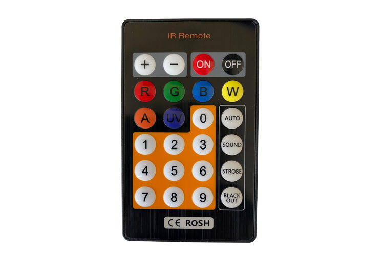 Event Lighting PAR12X12L - 12x 12W LED RGBWAU Parcan with IR Remote