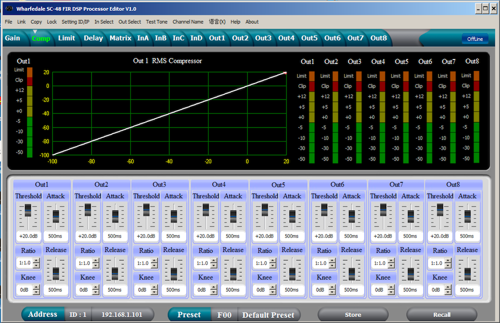Wharfedale Pro VERSADRIVESC48FIR - Complete digital sound processor