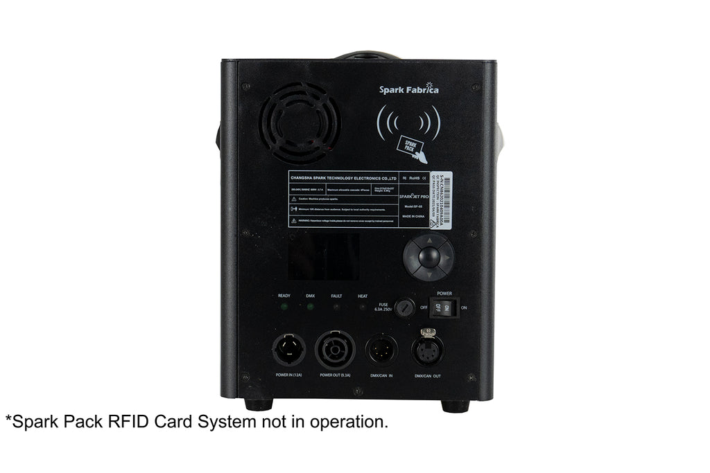 SPARKJETPRO2 SF-05 Spark Machine Continuous Flow with RF Remote