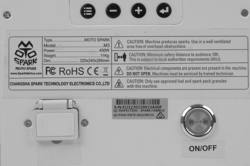 Event Lighting Spark Fabrica SF-M3W - M3 battery cold spark machine (White)