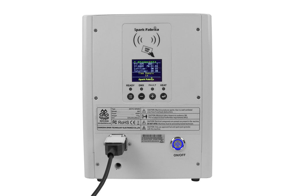 Event Lighting Spark Fabrica SF-M3W - M3 battery cold spark machine (White)