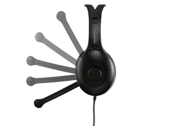 Edifier K800 USB Headset with Microphone - 120 Degree Microphone Rotation, Leather Padded Ear Cups