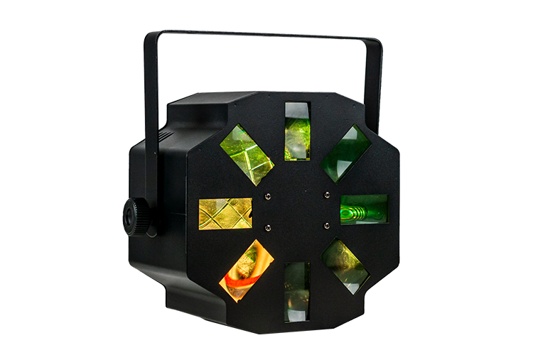 STORM - 1x 12W LED RGBW Rotating Multi Beam Effect