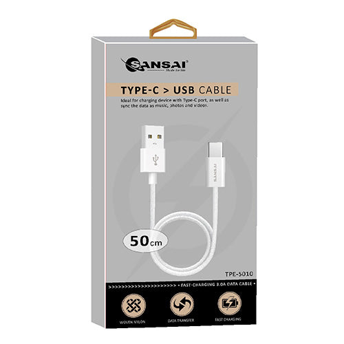 Sansai Type-C to USB Cable TPE-5010