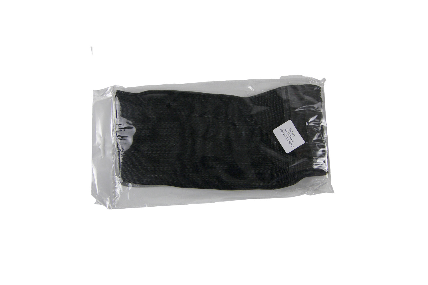 Event Lighting VT100XL - Velcro Tie Light Duty 100pack (Black)