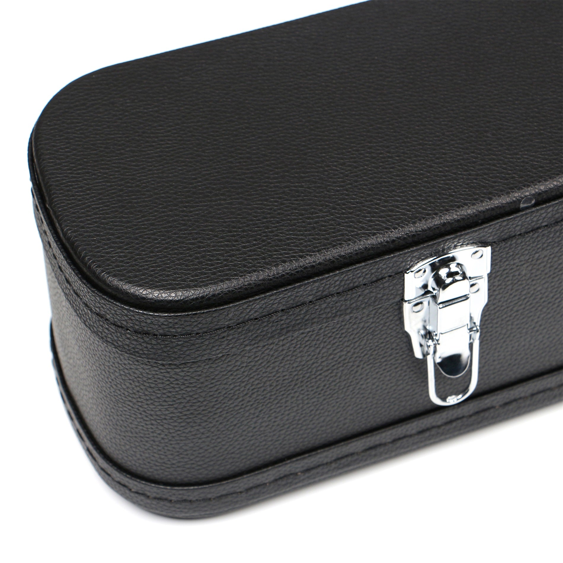 41" Acoustic Guitar Hard Case Black Dreadnought Shape Lockable with Key