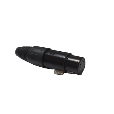 XLR 5 pin Female or Male Connectors