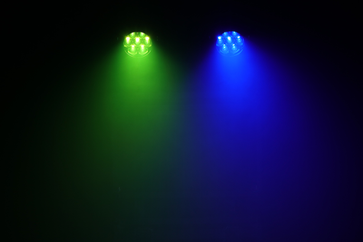 Event Lighting BM7W10RGBW - 7X 10W RGBW LED Battery Wash Zoom Head with Wireless DMX