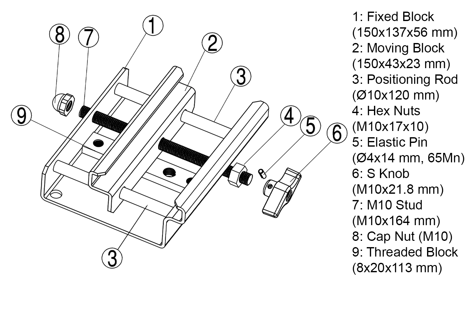 Event Lighting CLAMPB160 - Universal Marquee Beam Clamp