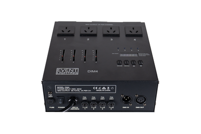 Event Lighting DIM4 - 4 channel DMX Dimmer/Switch