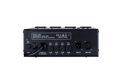 Event Lighting DIM4 - 4 channel DMX Dimmer/Switch