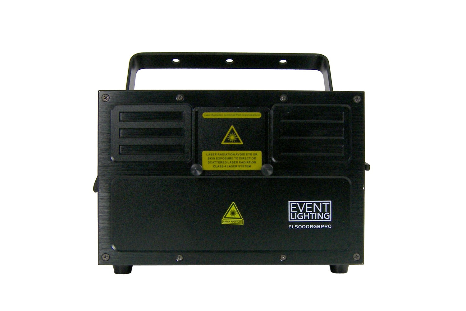 Event Lighting EL5000RGBPRO - 5W RGB Animation Laser. ILDA, RJ45, 30K Scanner - Road case included