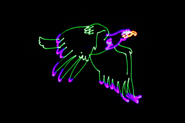 Event Lighting DASDI1000RGB Coloured LAZER