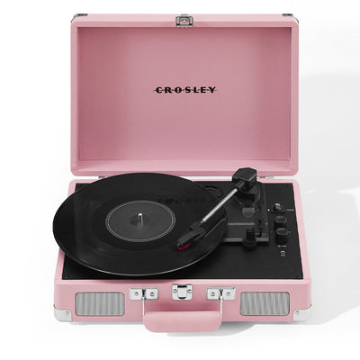 Crosley Cruiser Bluetooth Portable Turntable - Blush Pink