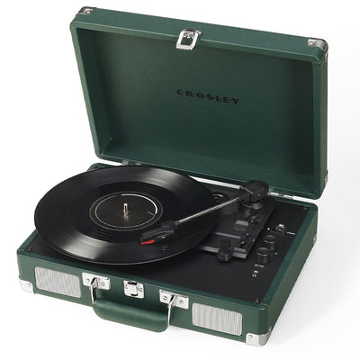 Crosley Cruiser Bluetooth Portable Turntable - Emerald Green